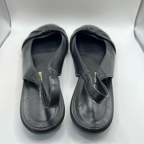 Antonio Melani Black twist toe flats - Picture 7 of 8